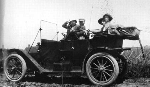 Truman in 1916 in beloved car