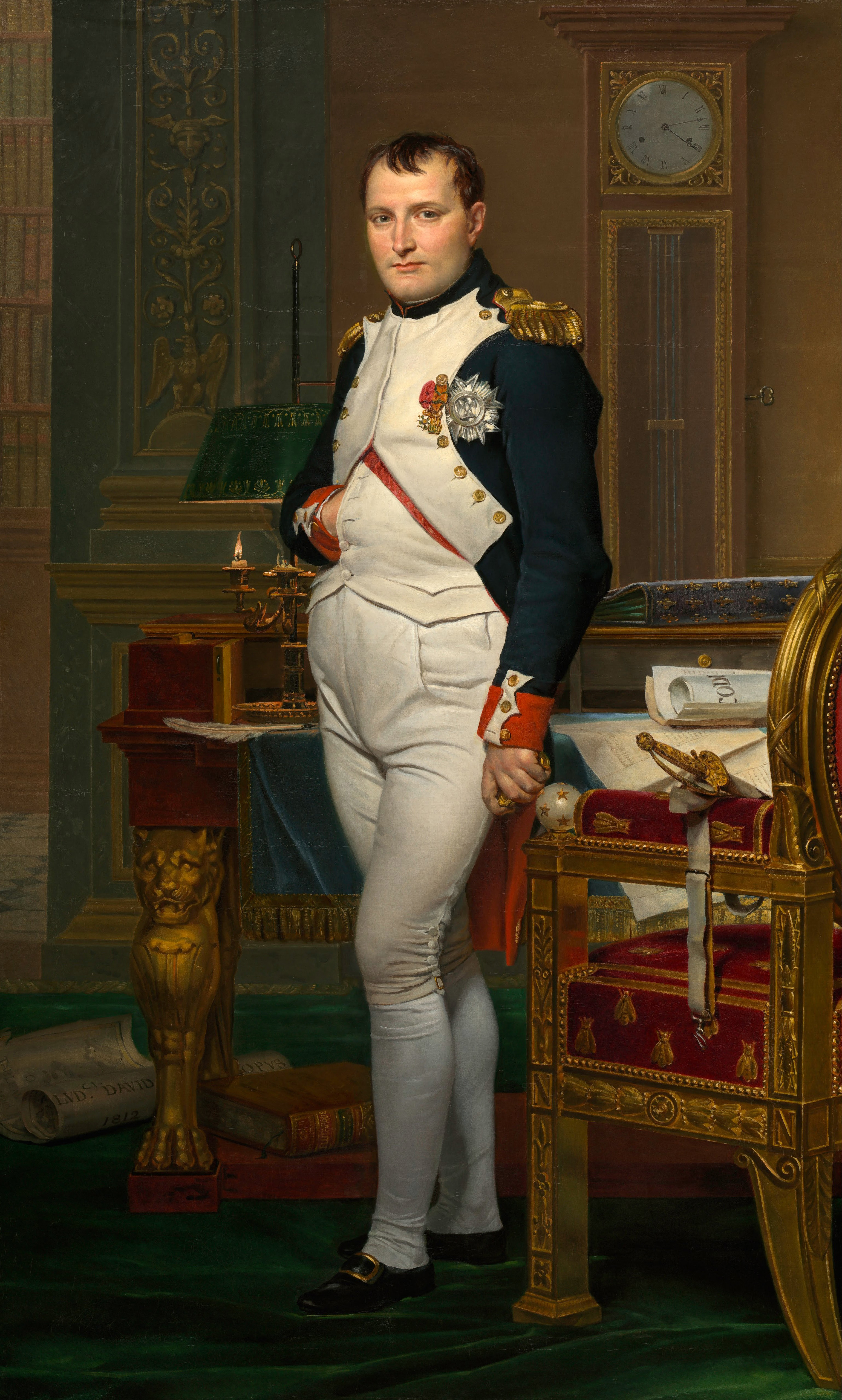 Napoleon pose