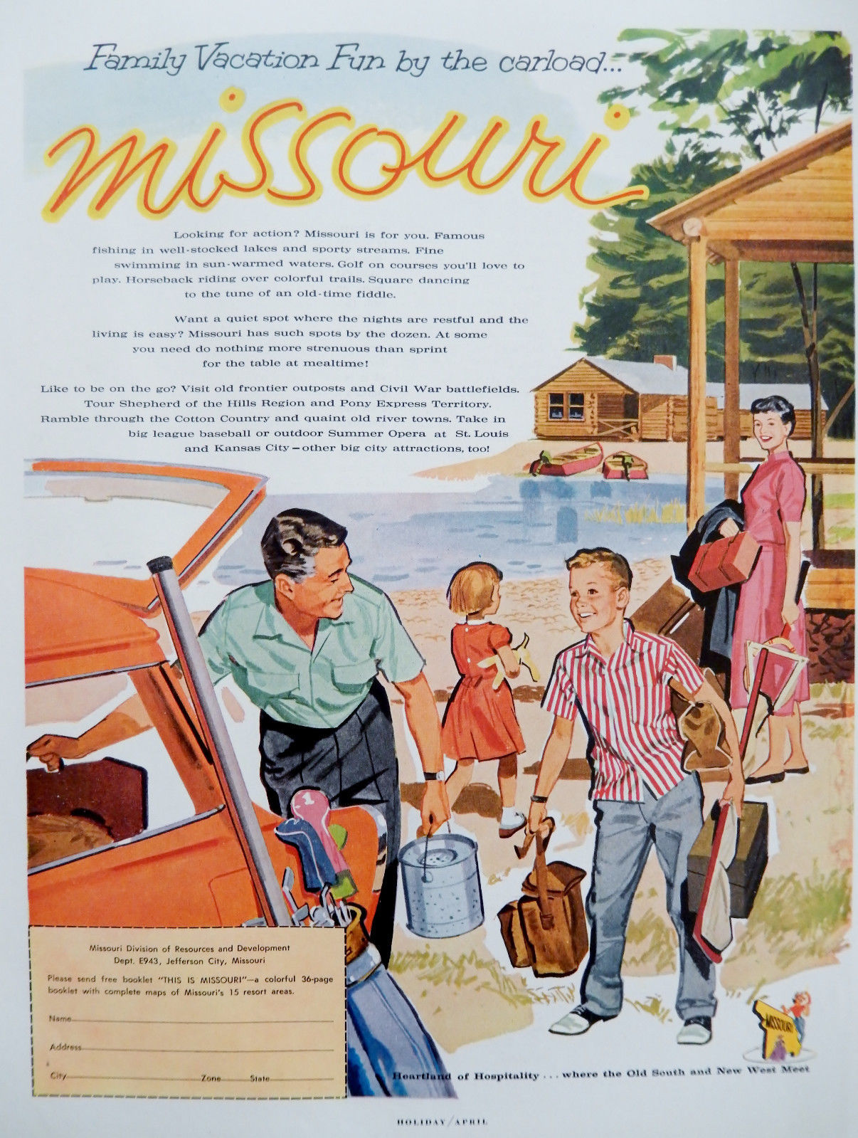 1959 Missouri Tourism advert