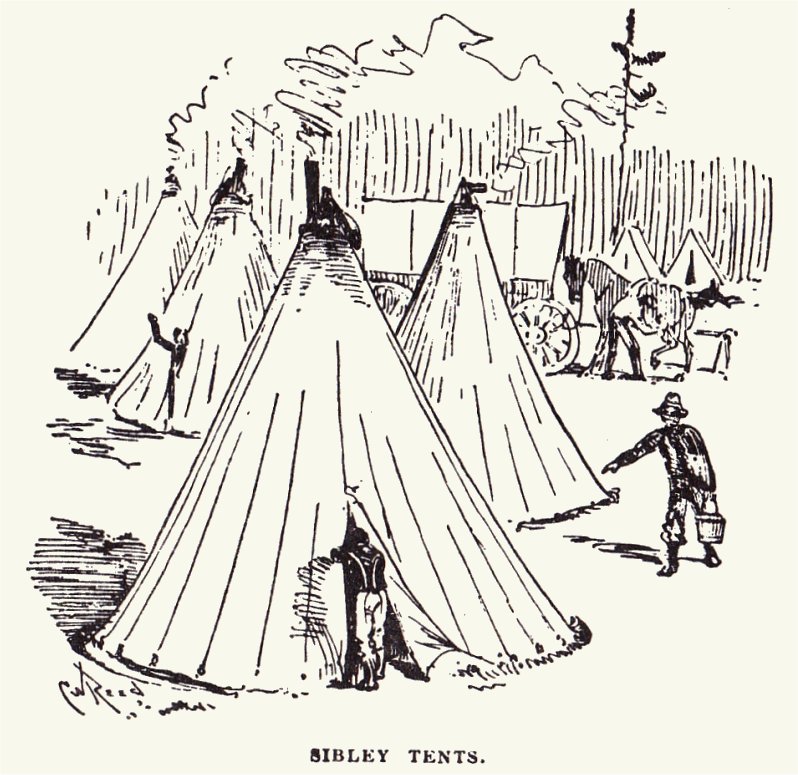 Tents exterior drawing